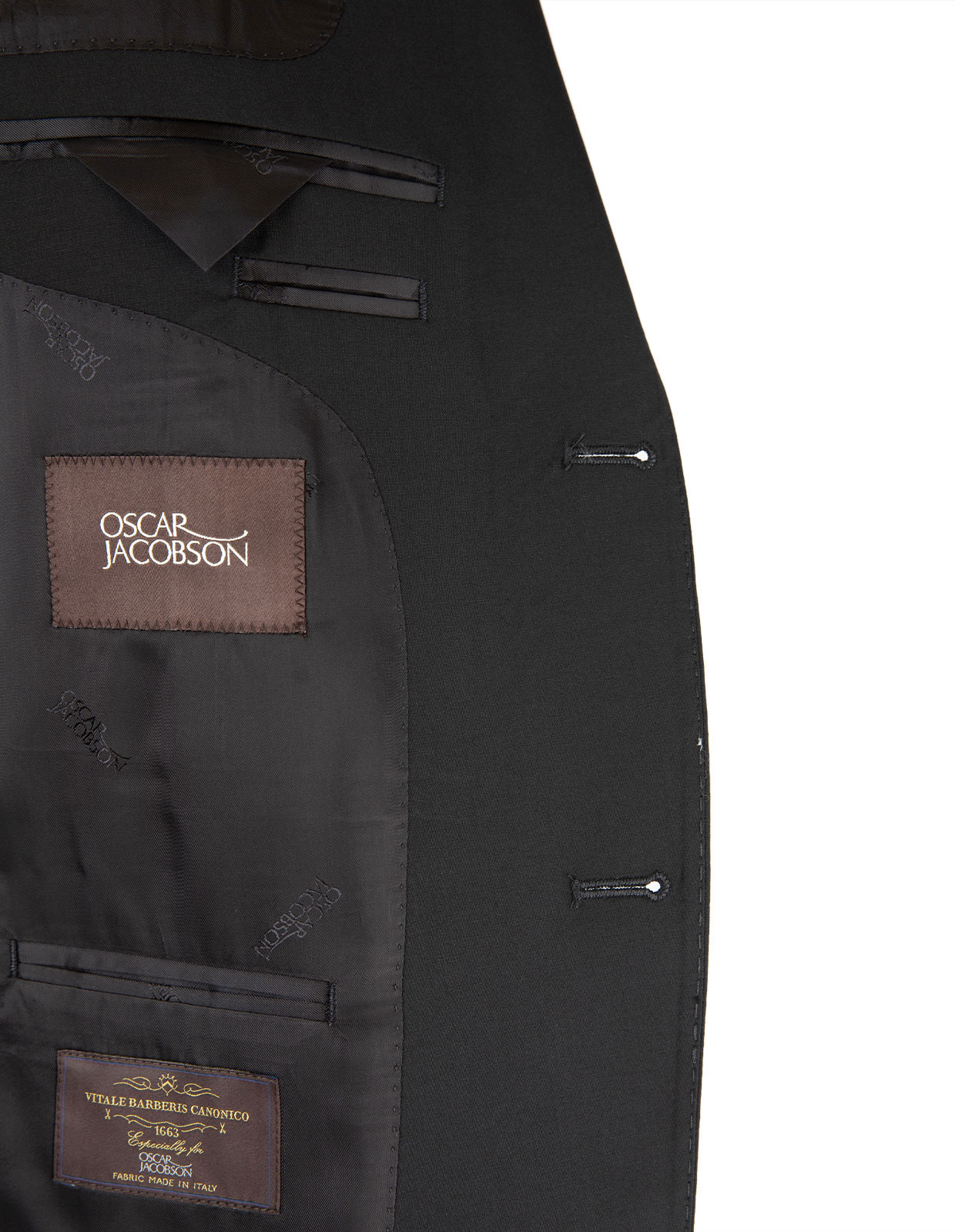 Falk Suit Jacket Regular Fit Mix & Match Wool Black Stl 150