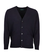 Cornwall Cardigan Lammull Navy 48