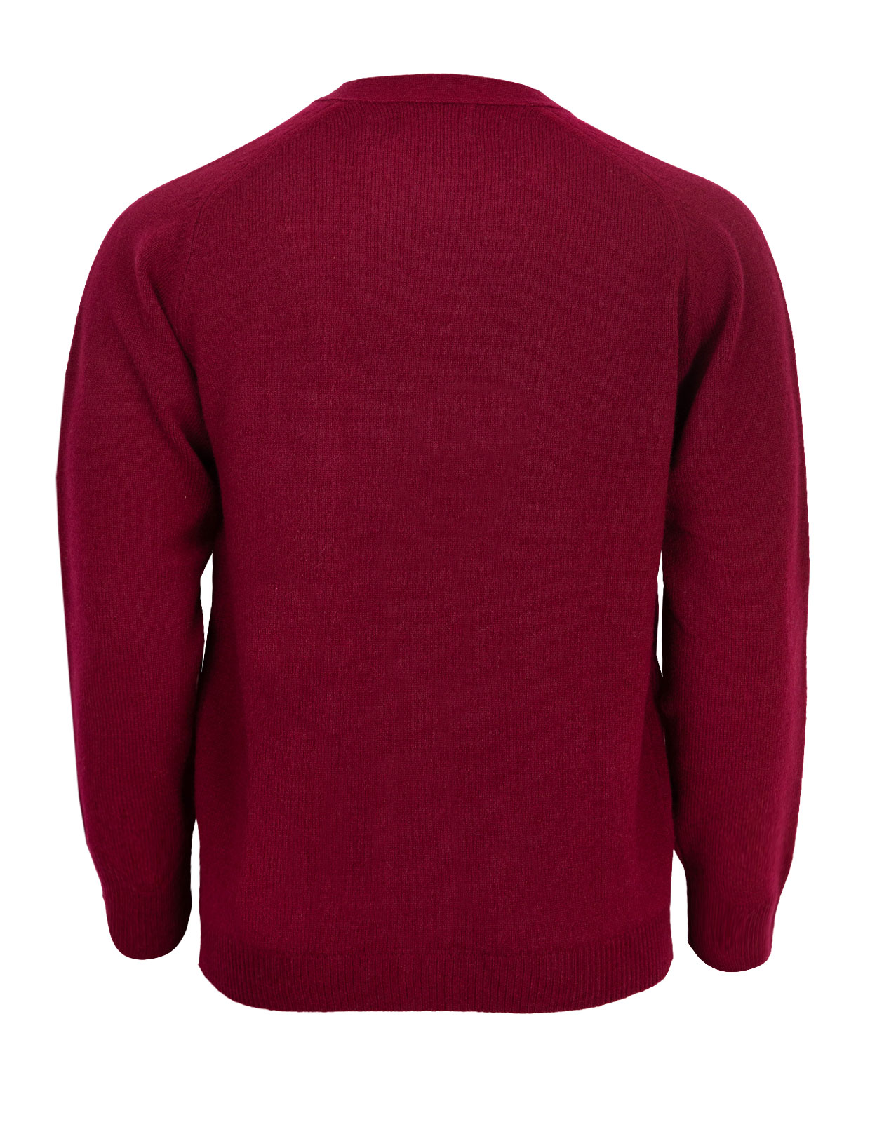 Cornwall Cardigan Lammull Vinröd 58