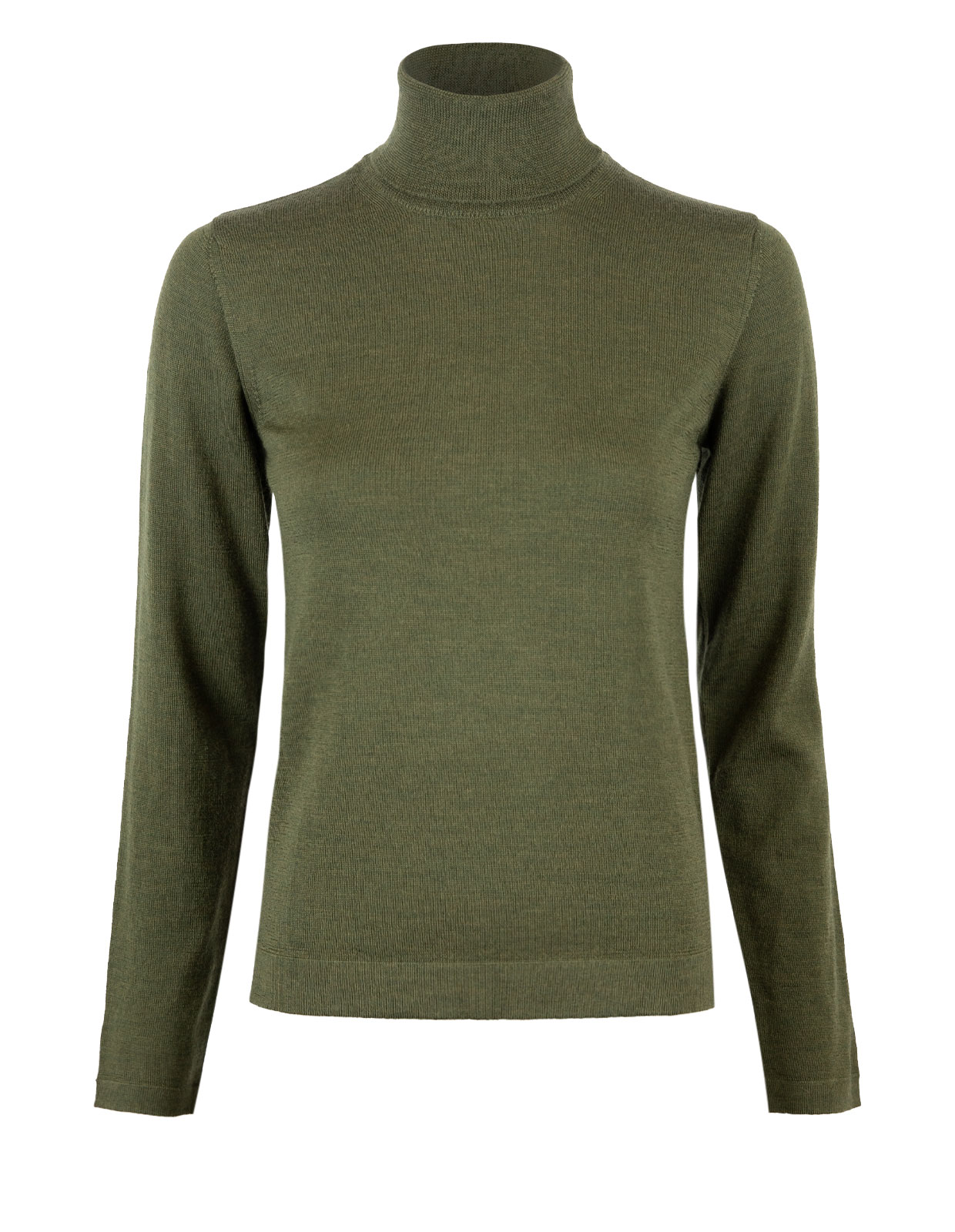 Turtle Neck Sweater Olive Green Stl L