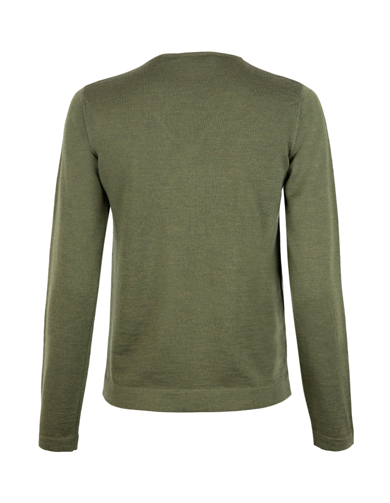 Tröja Merinoull Olivegrön