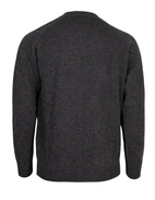 Cornwall Cardigan Lammull Mörkgrå 48