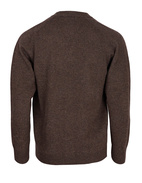 Cornwall Cardigan Lammull Mörkbrun 54