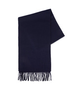 Cashmere Scarf Solid Navy