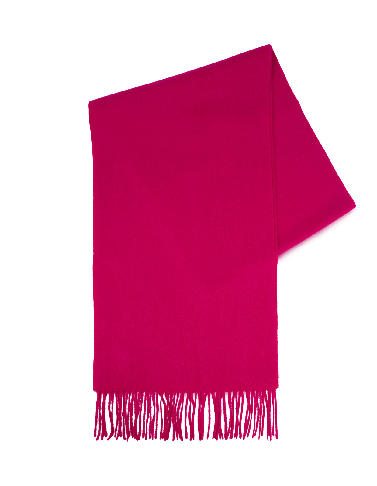 Cashmere Scarf Solid Cerise