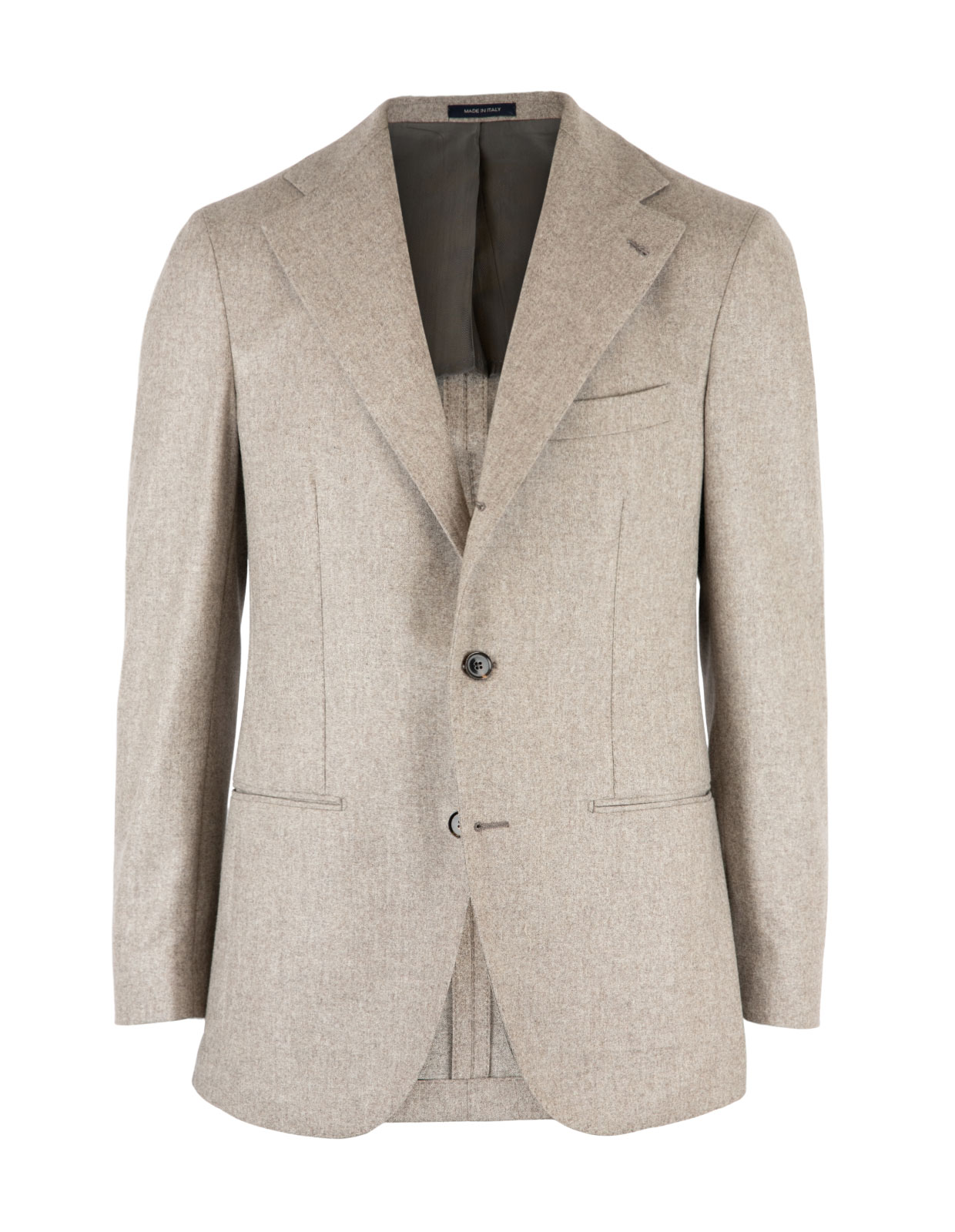 Sartorial Jacket Original Woollen Flannel Light Beige