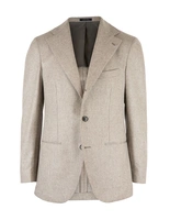 Sartorial Jacket Flanell Ljus Beige Stl 48