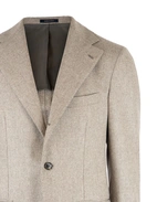 Sartorial Jacket Flanell Ljus Beige Stl 48