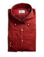 Slimline Shirt Luxury Flannel Röd