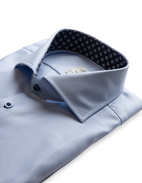 Slimline Contrast Shirt Ljusblå Stl 39