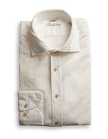Casual Slimline Shirt Cord Offwhite