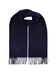 Cashmere Scarf Navy One Size