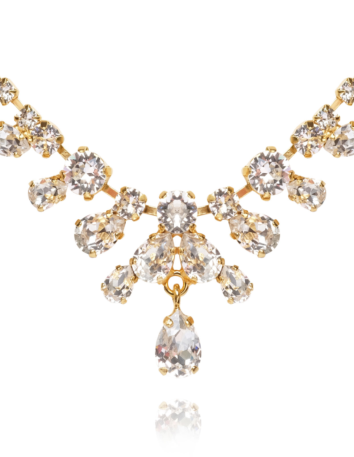 Daphne Necklace Crystal
