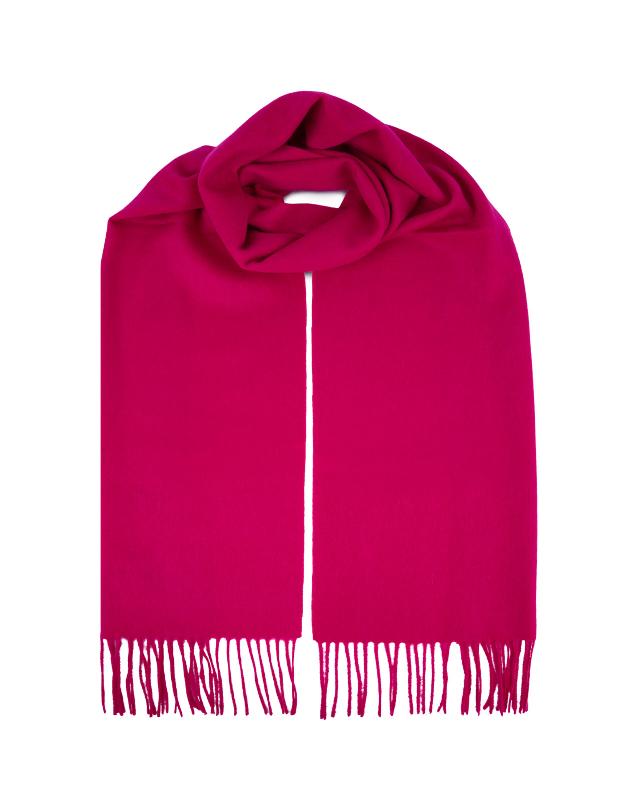 Cashmere Scarf Solid Cerise