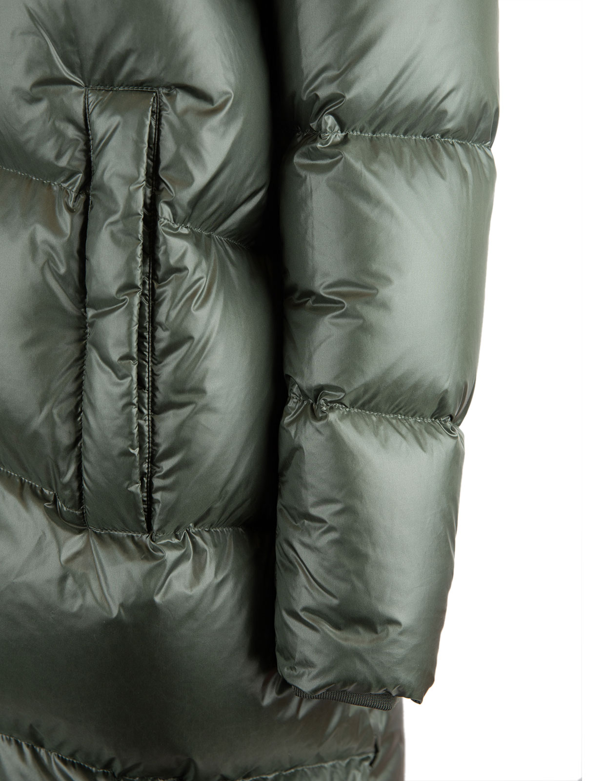 Hooded Down Jacket Green