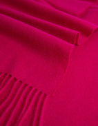 Cashmere Scarf Solid Cerise