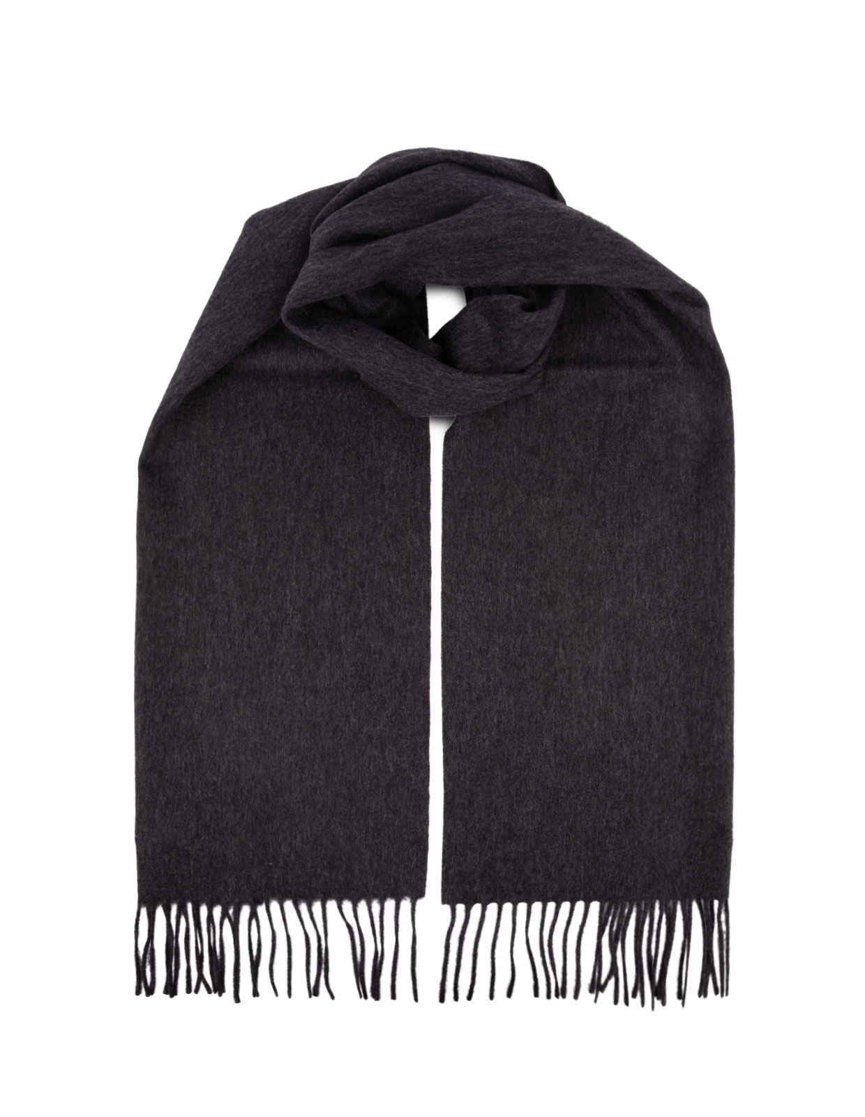 Cashmere Scarf Mörkgrå One Size