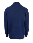 Sutherland Half Zip Mock Neck Indigo
