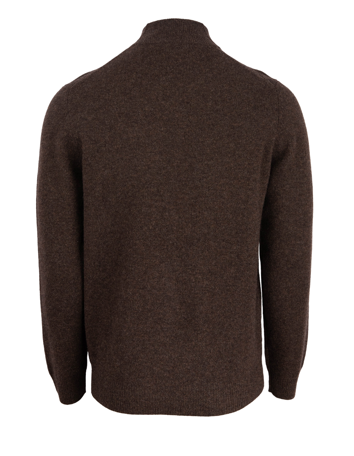 Sutherland Half Zip Lammull Mörkbrun Stl 58