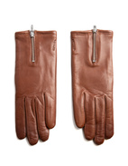 Yvette Zip Glove Tabac Stl 7.5