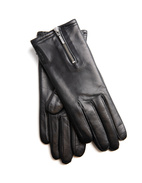 Yvette Zip Glove Black Stl 7