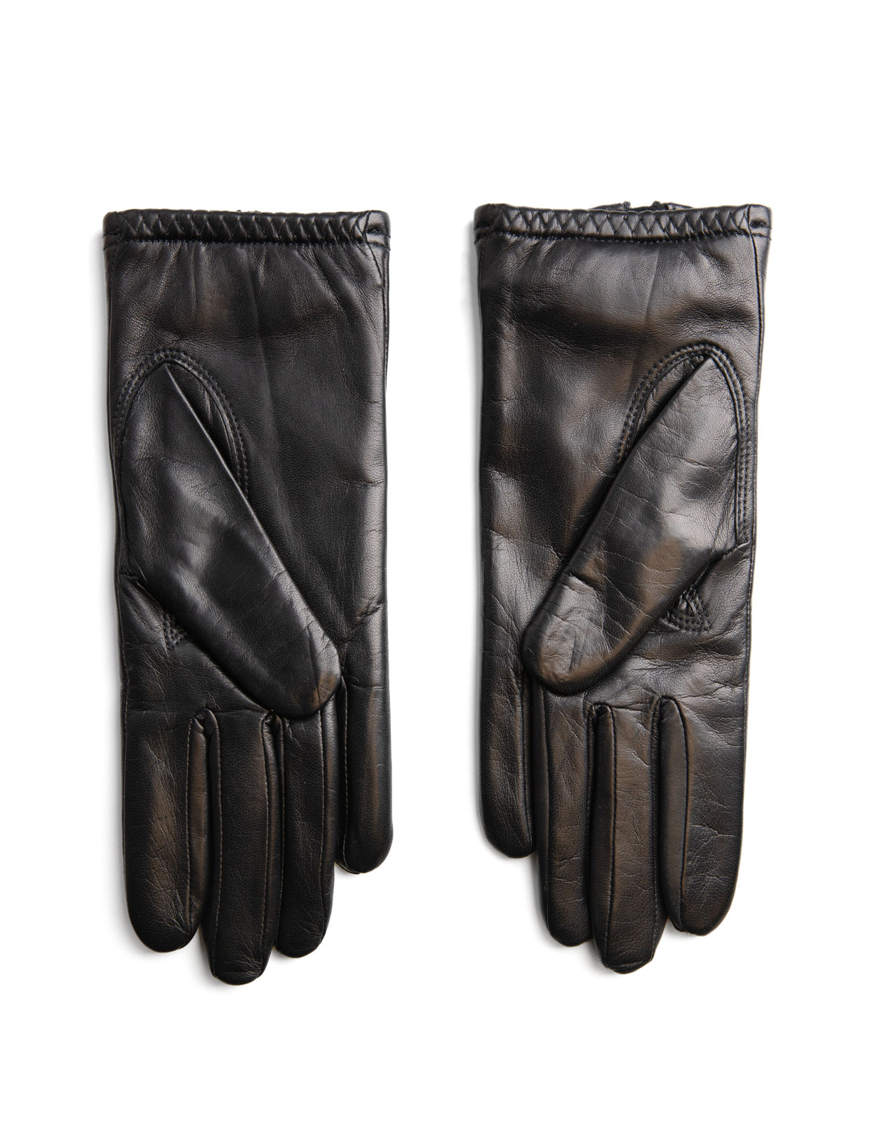 Yvette Zip Glove Black Stl 7