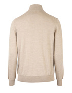 Half Zip Merino Sweater Sand Stl 3XL