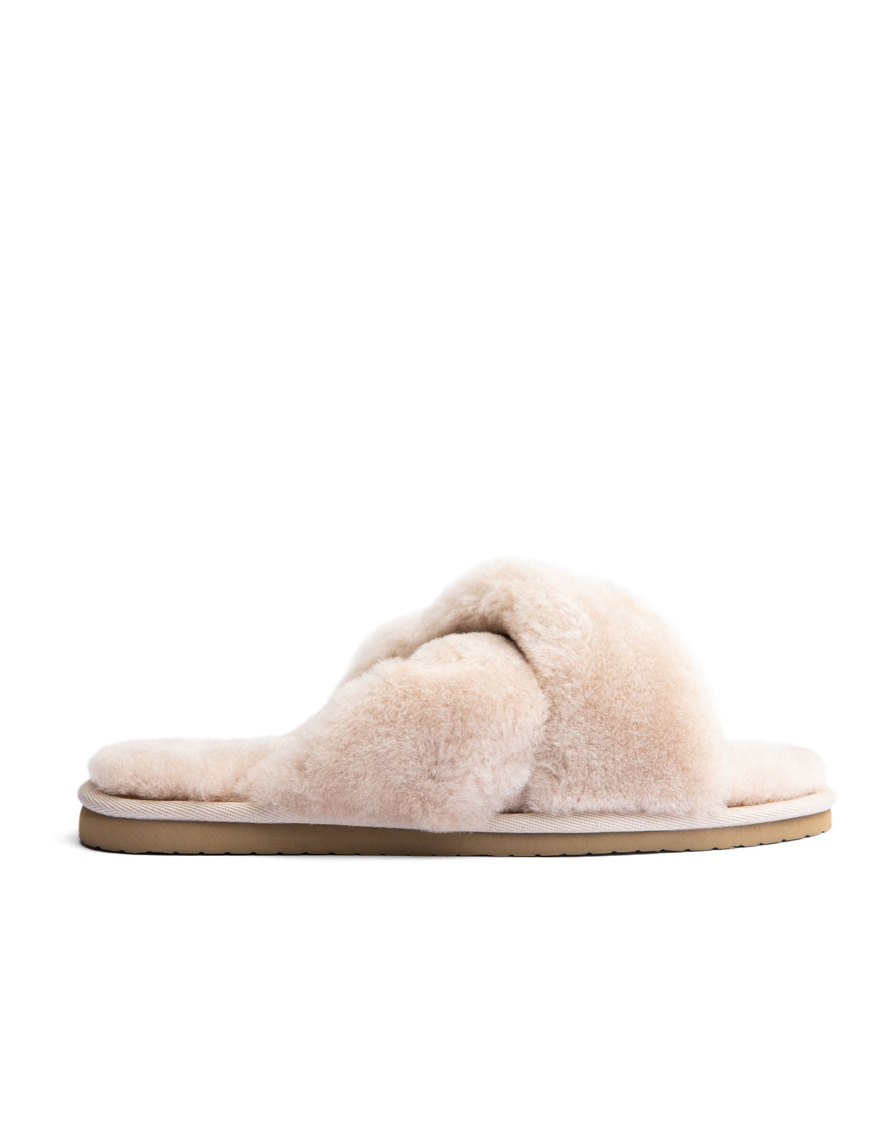 Tofflor Cross Teddy Brown