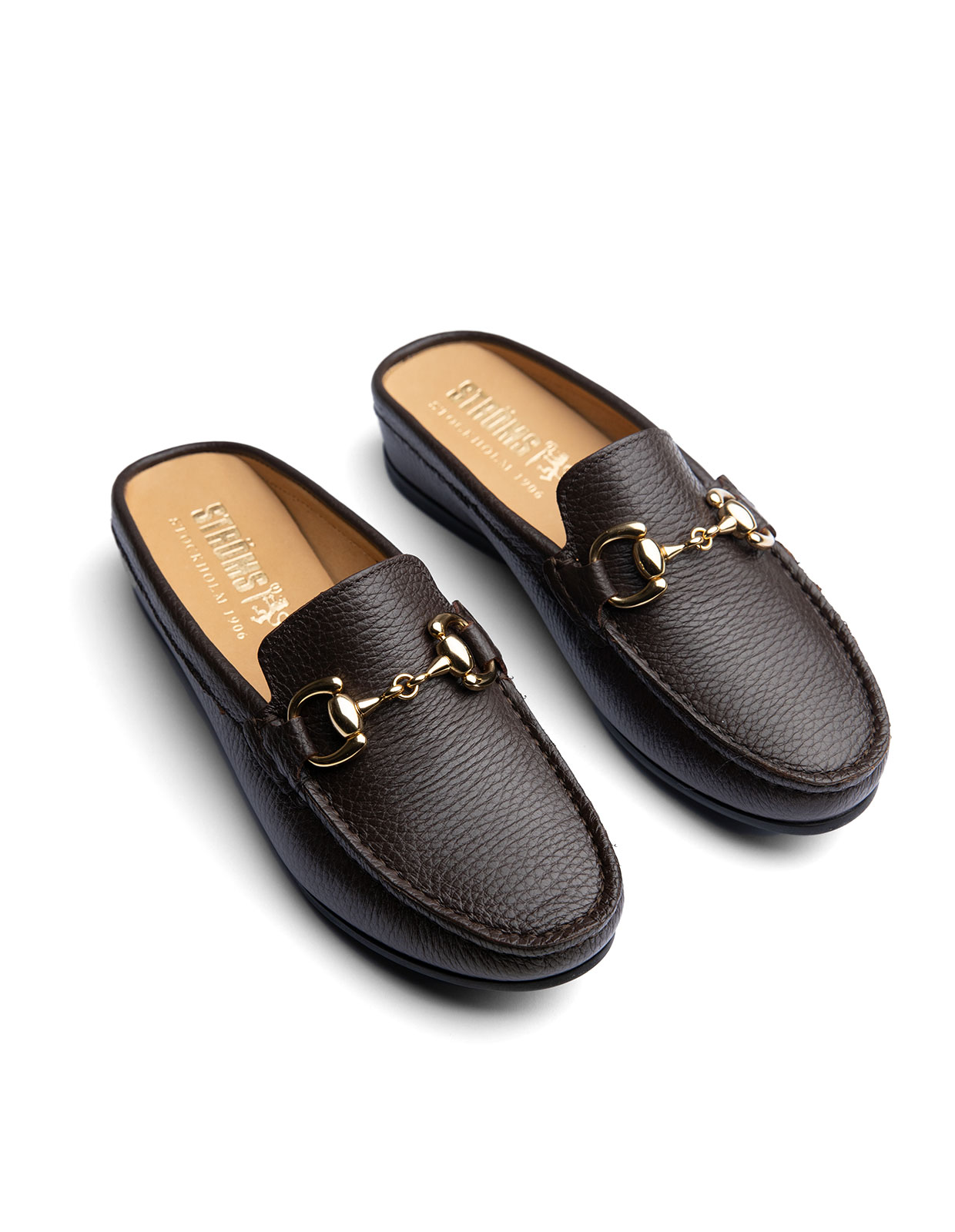 Slip-in Loafer Läder Brun Stl 36