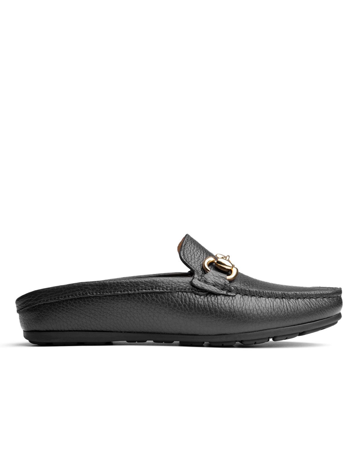 Slip-in Leather Loafer Black Stl 38