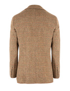 Sartorial Jacket Tweed Rutig Brun Stl 54