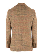 Sartorial Jacket Tweed Rutig Brun Stl 46