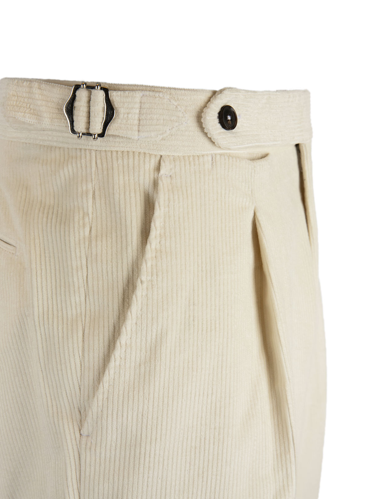 Sartorial Trouser Soft Cord Offwhite