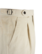 Sartorial Trouser Soft Cord Offwhite Stl 54