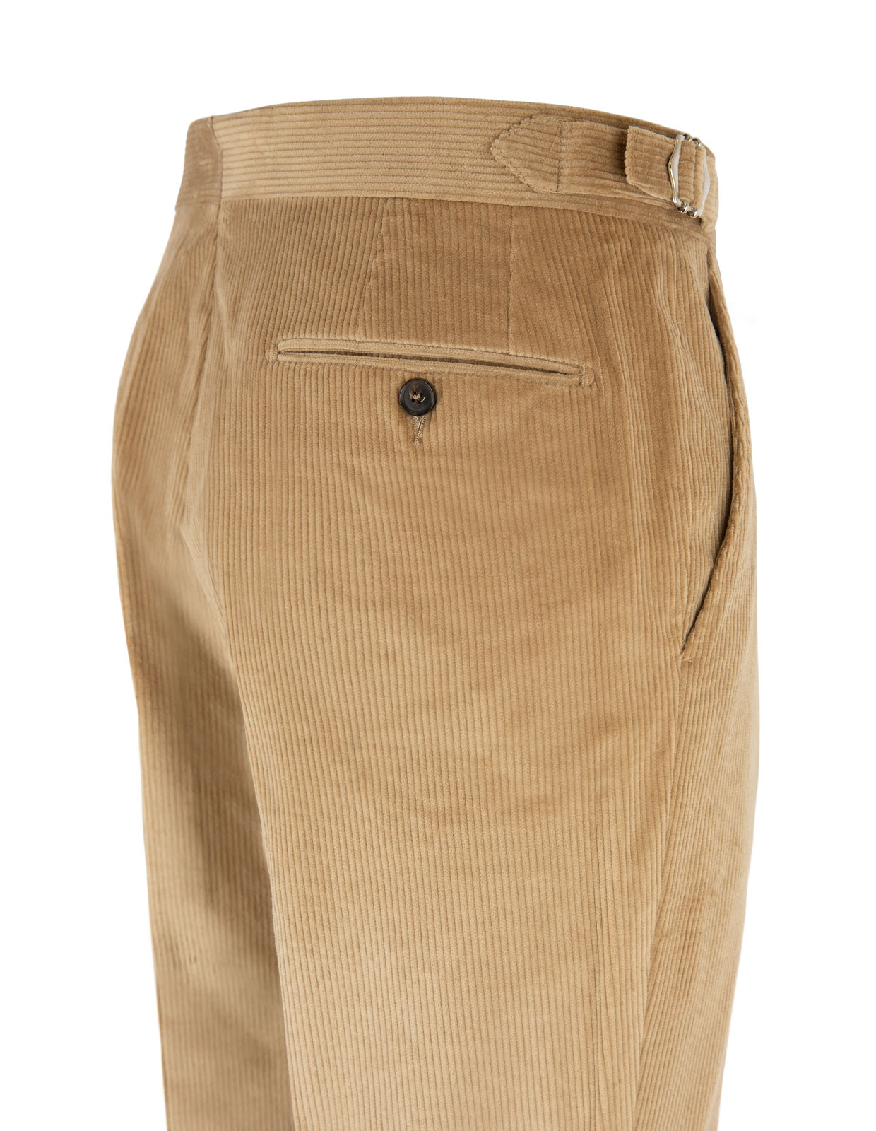 Sartorial Trouser Soft Cord Beige Stl 46