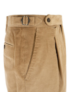 Sartorial Trouser Soft Cord Beige Stl 46