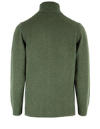 Landford Cardigan Lammull Mossgrön Stl 58