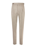 Sartorial Trouser Original Wool Flannel Light Beige Stl 46