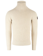 Solid Turtle Neck Offwhite