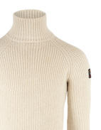 Solid Turtle Neck Offwhite
