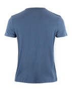 Round Neck T-Shirt Cotton Cashmere Prusse