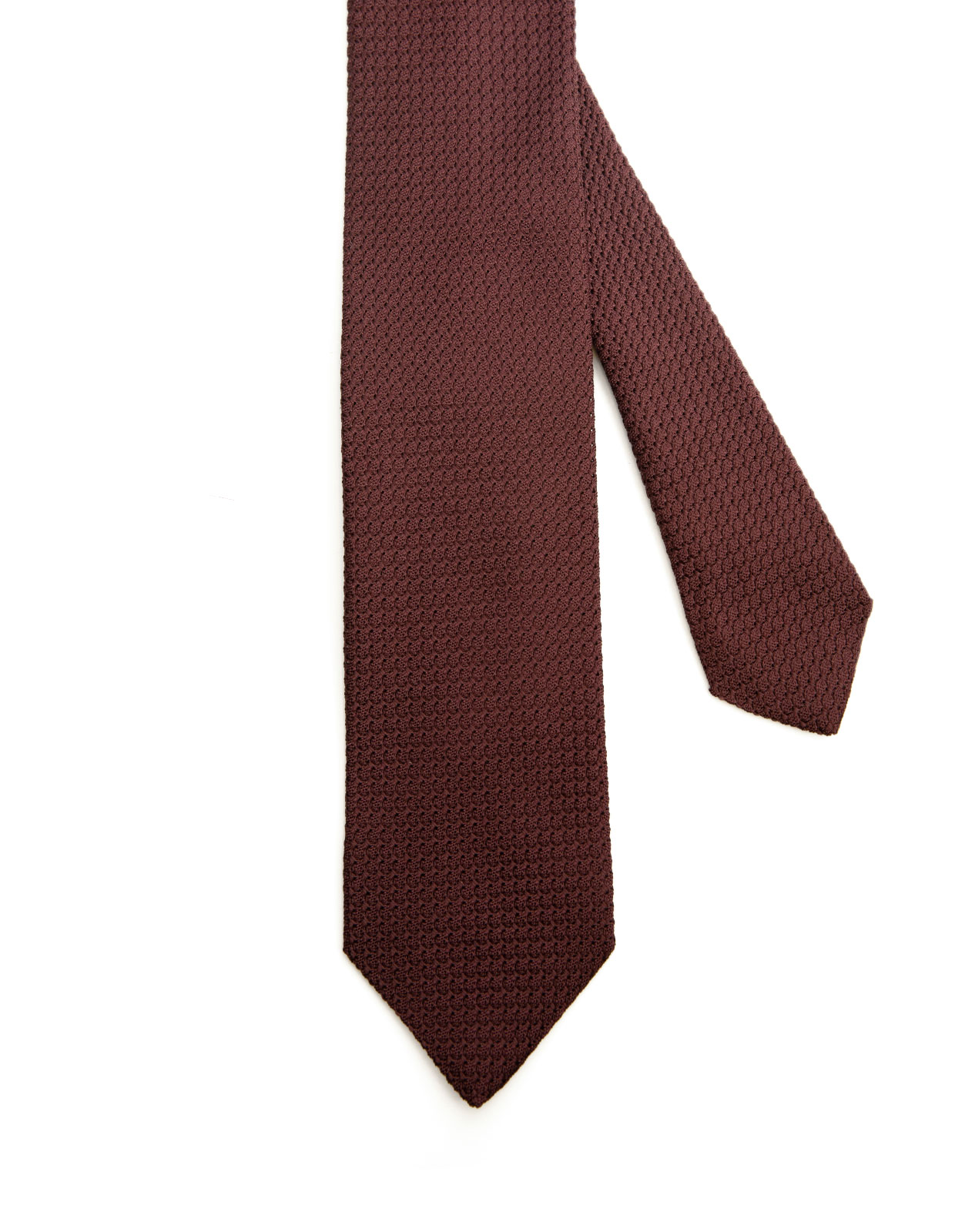 Grenadine Tie Lined Large Knot Bordeaux