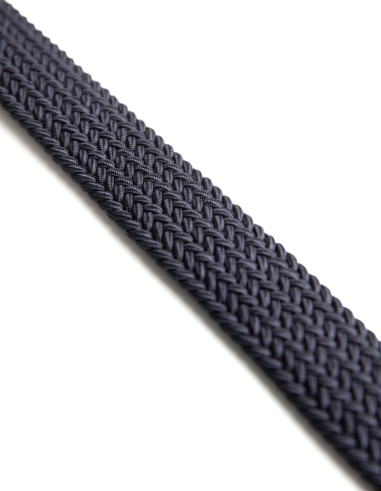 Woven Stretched Rayon Belt Navy Blue 110