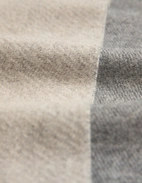 Halsduk Tvåsidig Cashmere Grå One Size