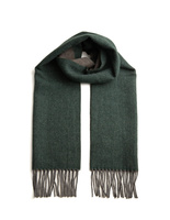 Halsduk Tvåsidig Cashmere Grön/Grå One Size