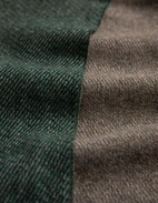 Halsduk Tvåsidig Cashmere Grön/Grå One Size