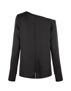 Chiney Off Shoulder Silk Blouse Svart L