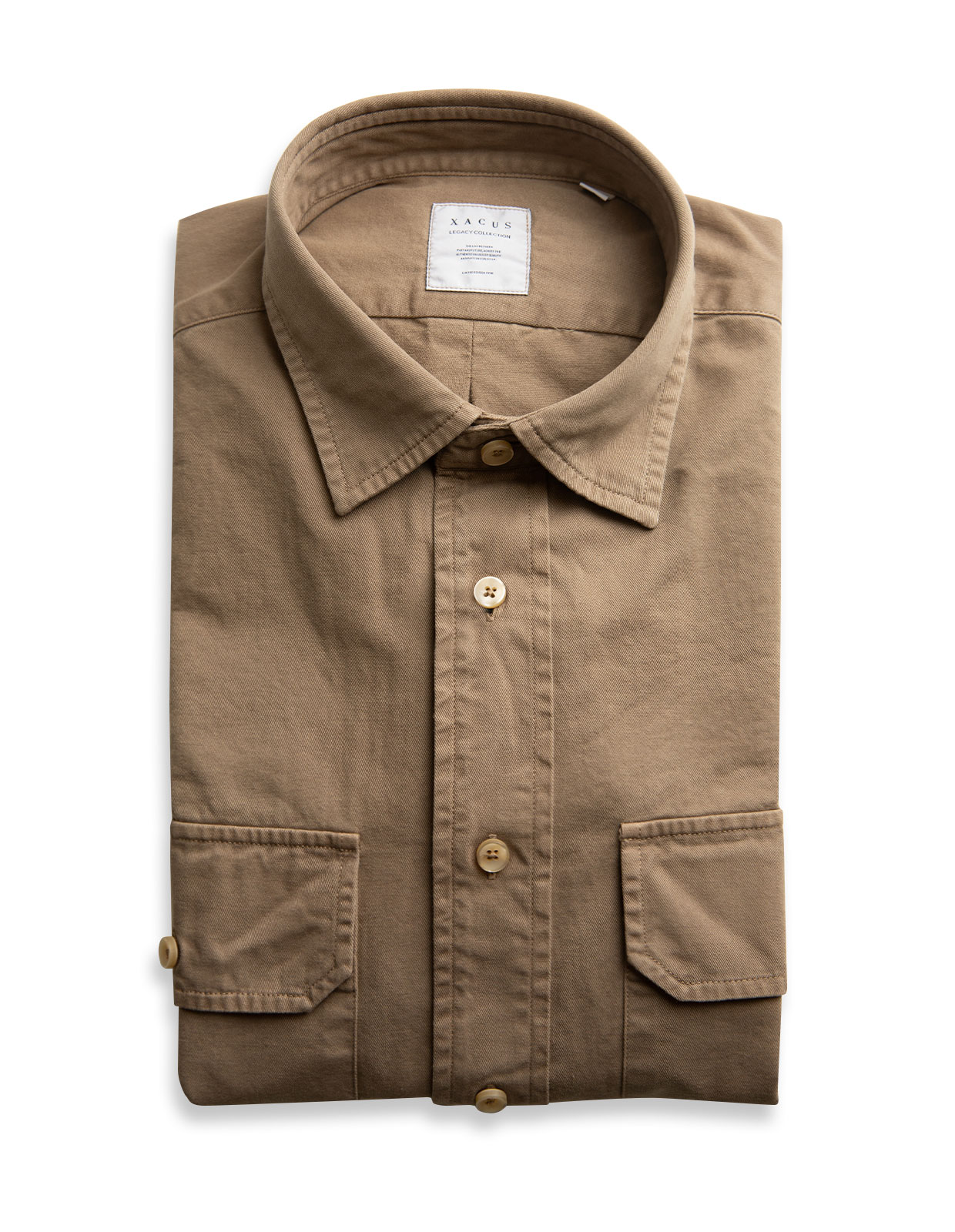 Overshirt Cotton Khaki