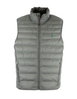 Packable Quilted Vest Charcoal Grey