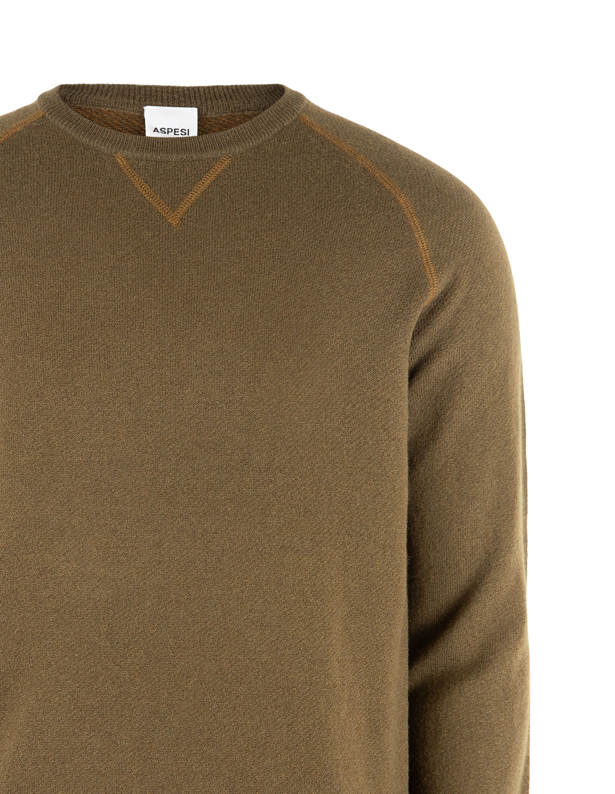 Crewneck Supergeelong Sweater Military Stl XL